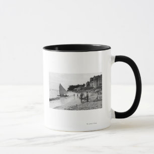 Mug Plage et bateaux Honolulu de Waikiki