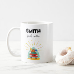 Mug Plage Famille Vacances Souvenir
