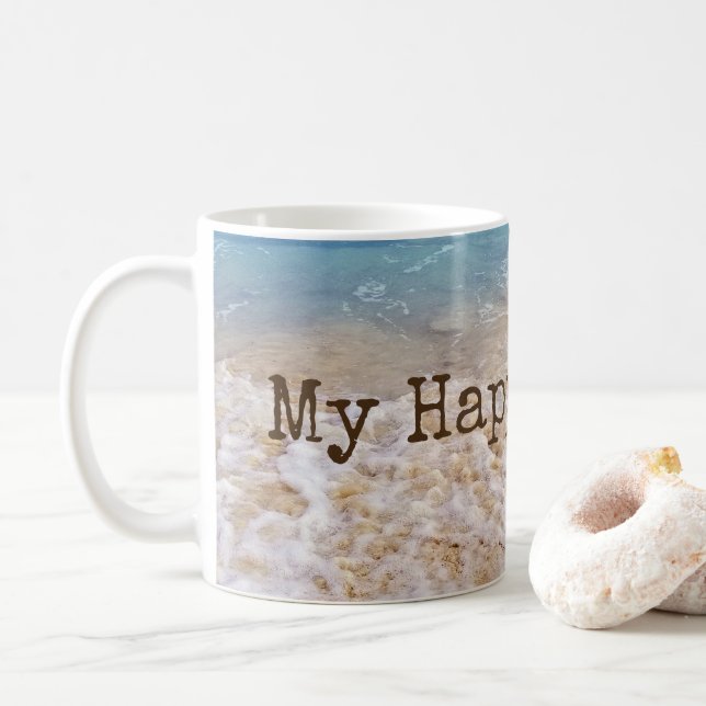 Mug Plage Océan Turquoise (Avec donut)