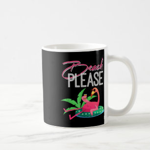 Mug Plage S'Il Vous Plaît, Drôle Mens & Dames Tee