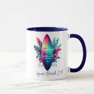 Mug Plage Tropical Surboard