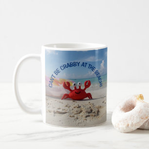 Mug Plage tropicale Eau Turquoise Crabe Rouge Sable bl