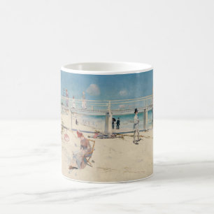 Mug Plage (Vacances à Mentone) (Art australien)