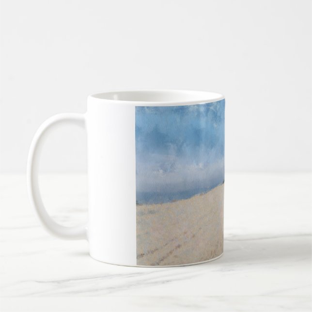 Mug Plage vide en Virginie (Gauche)