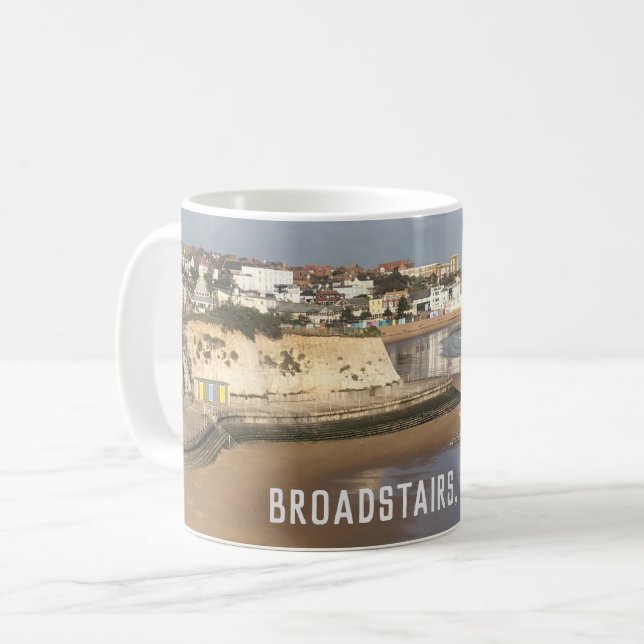 Mug Plages de Broadstairs à Kent (Devant gauche)
