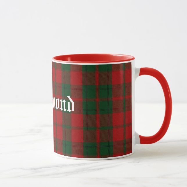 Mug Plaid Classique Personnalisé Drummond Tartan (Droite)