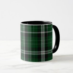 Mug Plaid de tartan blanc noir vert