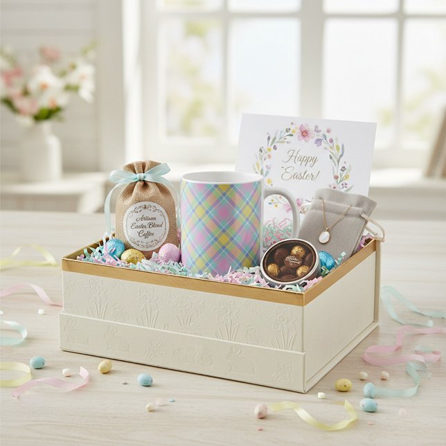 Mug Plaid pastel  (Créateur téléchargé)