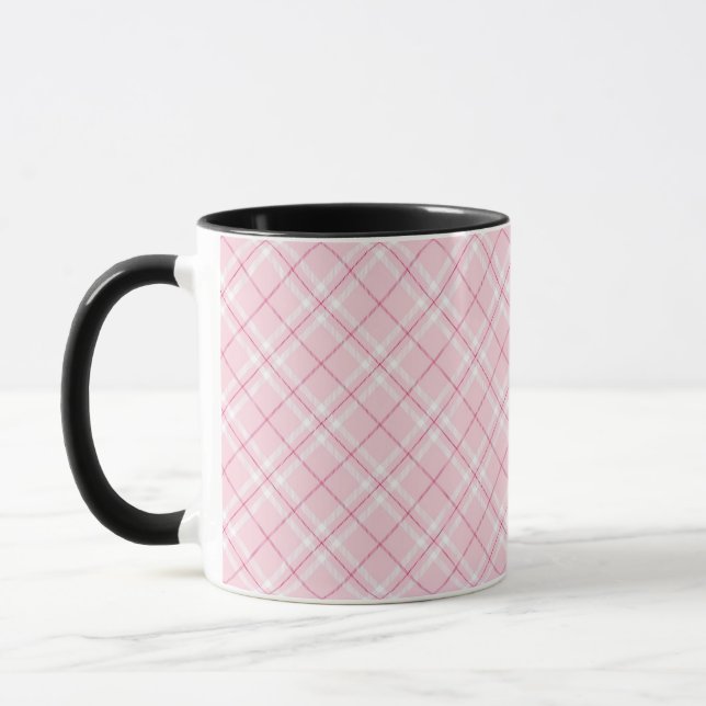 Mug Plaid rose-clair (Gauche)