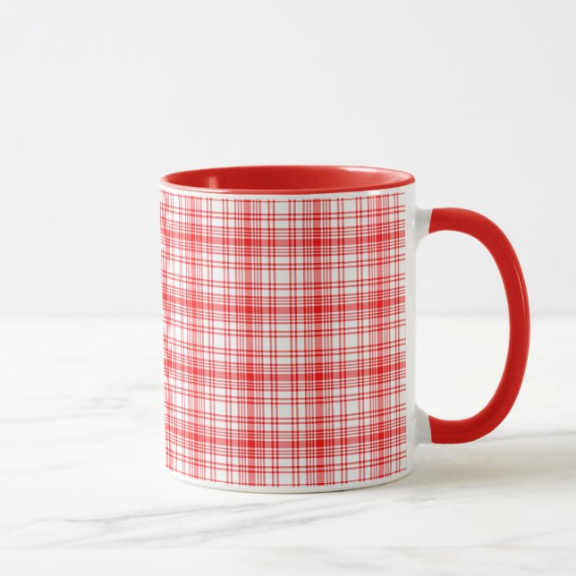 Mug Plaid rouge (Droite)