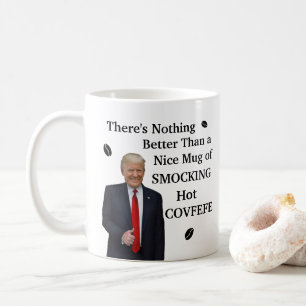 Mug Plaisanterie chaude de typo de Covfefe de smocks