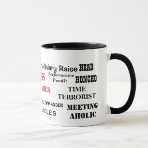 Mug Plaisanterie cruelle drôle de surnoms de patron