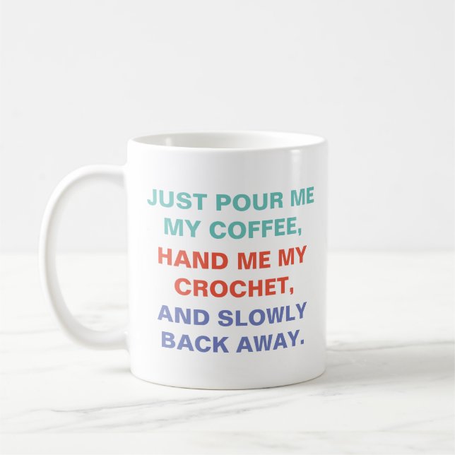 Mug Plaisanterie de crochet (Gauche)