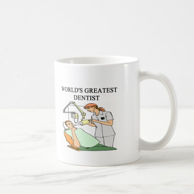 Mug Plaisanterie de DENTISTE (Droite)