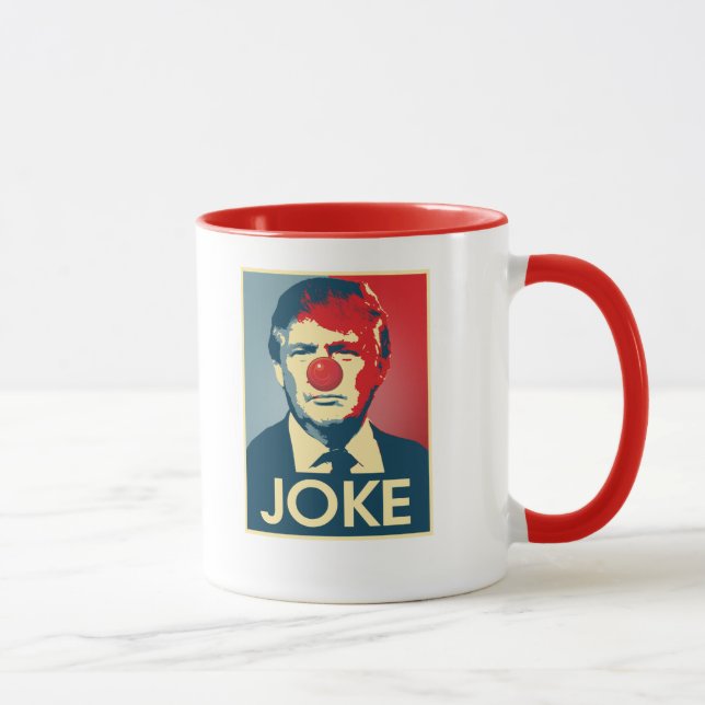Mug PLAISANTERIE de Donald Trump -- Anti-Atout 2016 - (Droite)