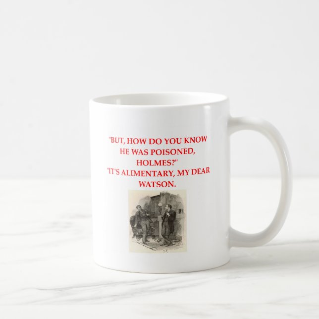 Mug plaisanterie de holmes de sherlock (Droite)