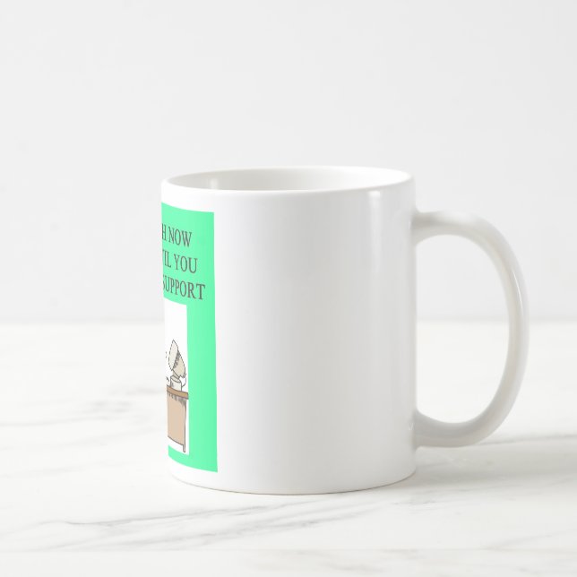 Mug plaisanterie de support technique (Droite)