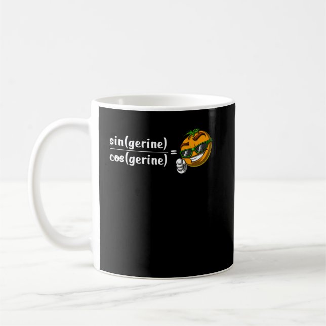 Mug Plaisanterie drôle de la Science de mandarine (Gauche)
