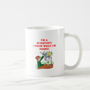 Mug plaisanterie folle de scientifique