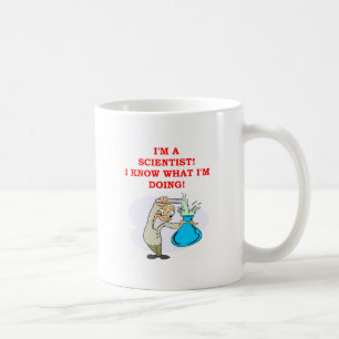 Mug plaisanterie folle de scientifique