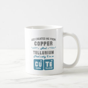Mug Plaisanterie mignonne d'en cuivre et de tellurium