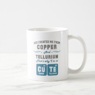 Mug Plaisanterie mignonne d'en cuivre et de tellurium