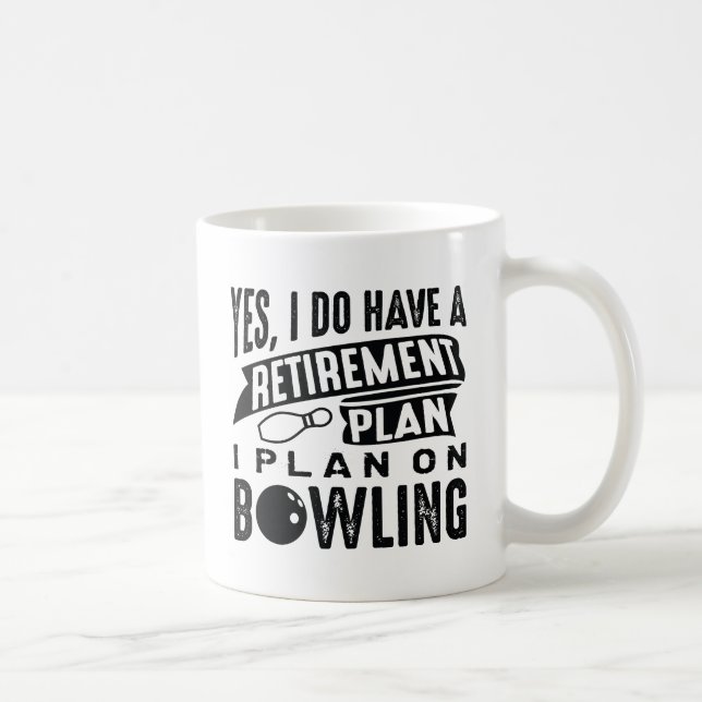 Mug Plan de retraite Bowling (Droite)