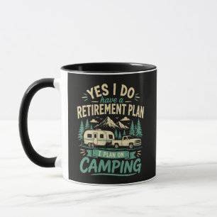 Mug Plan de retraite de camping