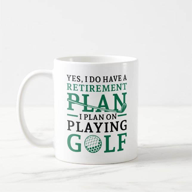 Mug Plan de retraite Golf (Gauche)
