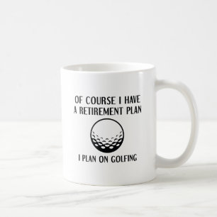Mug Plan de retraite Golfing