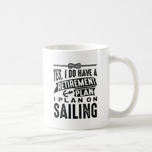 Mug Plan de retraite - Voile