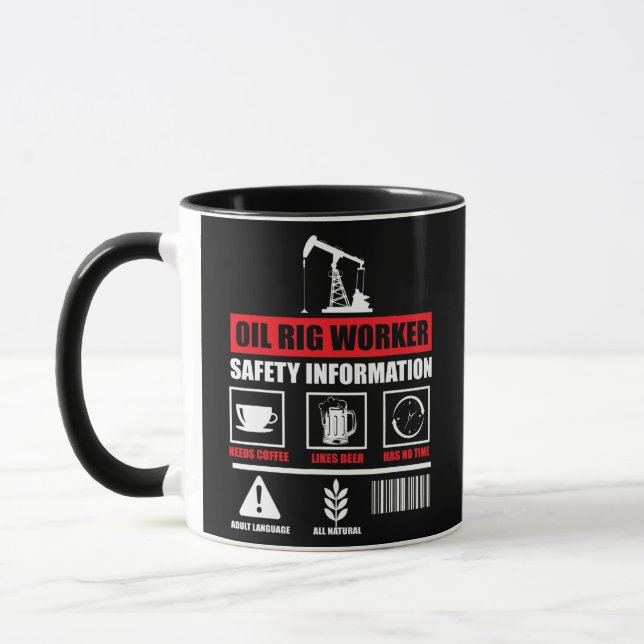 Mug Plan de travail de la plate-forme pétrolière USA A (Gauche)