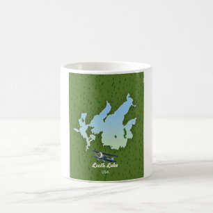 Mug Plan de voyage du lac Leech