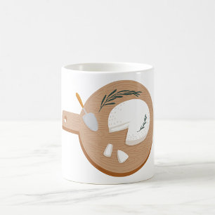 Mug Planche à fromage avec couteau à brie et herbes