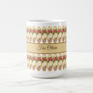 Mug Planche de surf tropicale – personnalisable Na