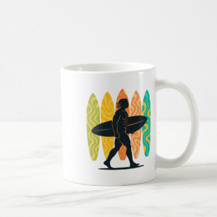 Mug Planchiste de surf d'été Vague Surf Surfboard Plag
