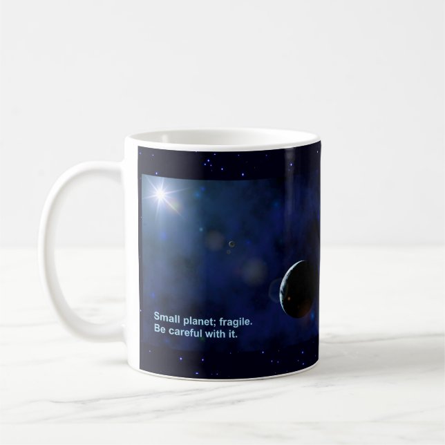 Mug Planète fragile (Gauche)