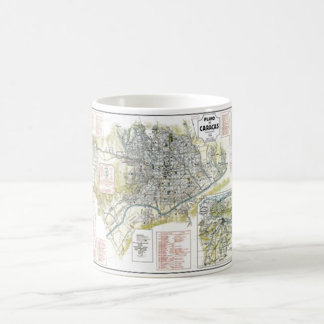 Mug / Plano de Caracas1929 Venezuela (Centre)