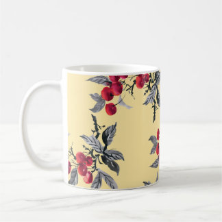 Mug Plante Rowan : Aquarelle Jaune sans couture