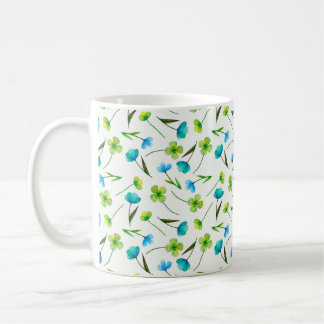 Mug Plantes d'aquarelle Abstraits motif sans soudure