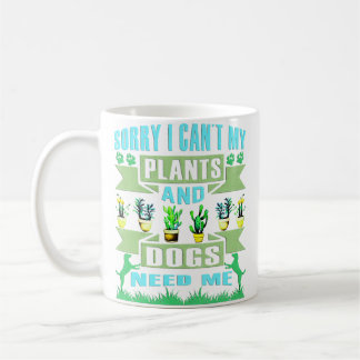 Mug Plantes et amoureux de chien Jardinier drôle de ja