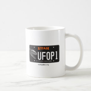 Mug Plaque de licence UFOP Logo & Allosaurus 11 oz. Mu
