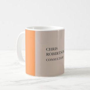 Mug Plaque moderne minimaliste Votre nom