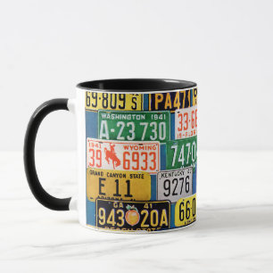 Mug Plaques de licence par H. Wilson Smith
