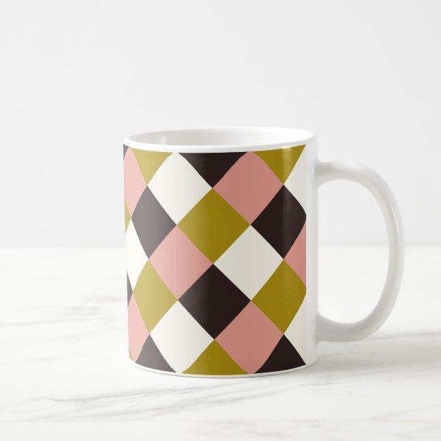 Mug Plat d'ivoire au chocolat rose or (Droite)