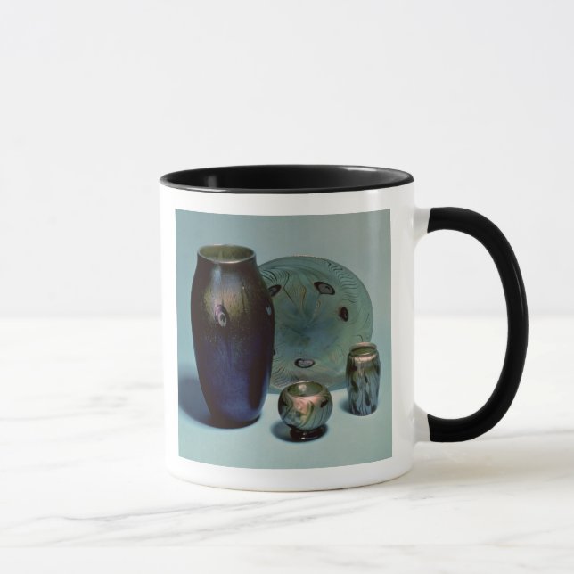 Mug Plat et vases favrile de Tiffany (Droite)