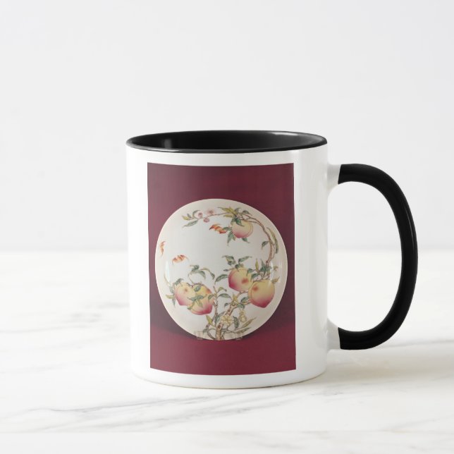 Mug Plat rose de Famille décoré (Droite)