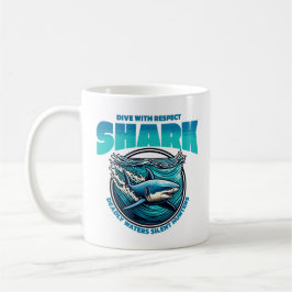 Mug Plongée de requin avec respect