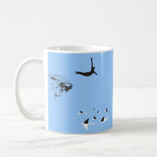 Mug plongée en cygne
