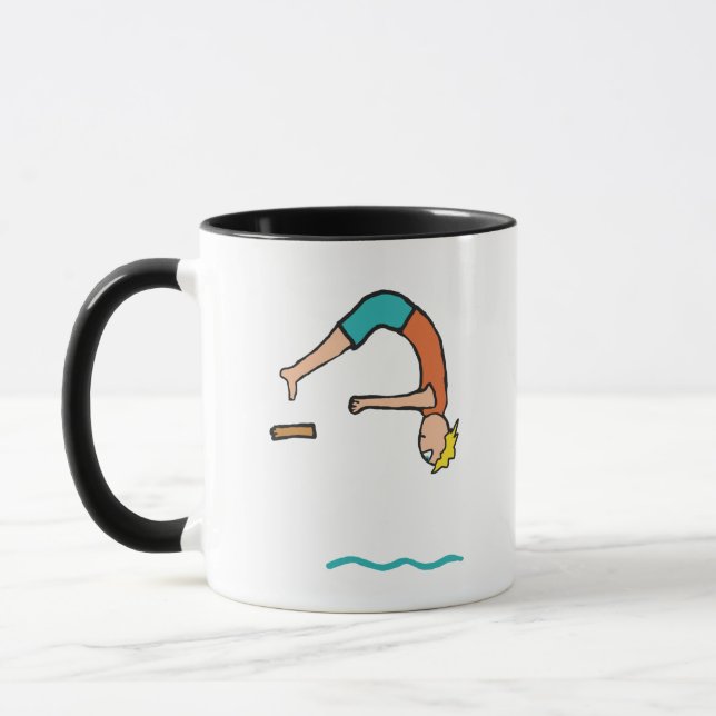 Mug Plongée en Springboard (Gauche)